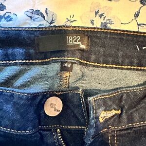 1822 Denim skinny jeans, size 14w